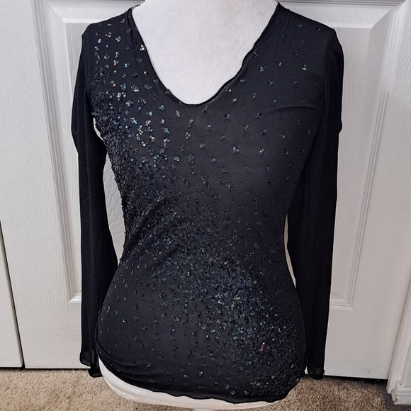 Vintage Peace on Earth Top by Next Era Size M - Picture 1 of 12